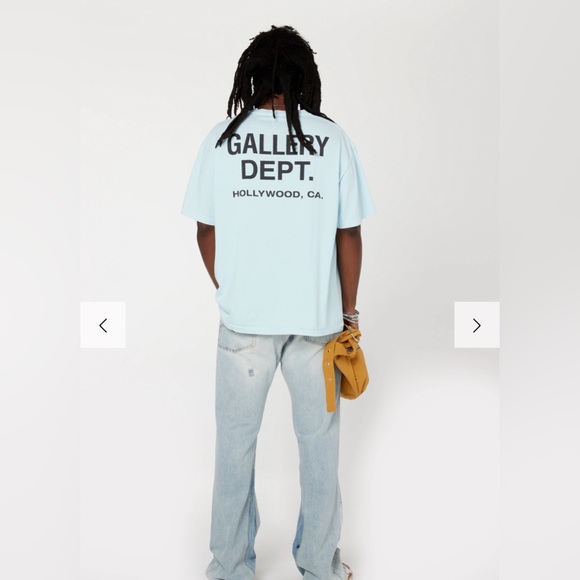 Gallery Dept. New Souvenir Tee Baby Blue M - Picture 2 of 9